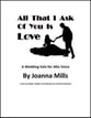 All That I Ask of You is Love Vocal Solo & Collections sheet music cover